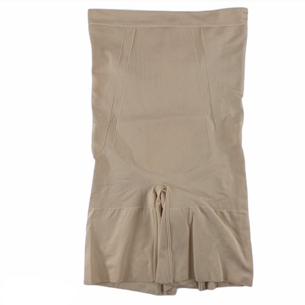 SPANX NWOT power Shaper open gusset w bra loop holes nude high-waisted - Picture 8 of 13